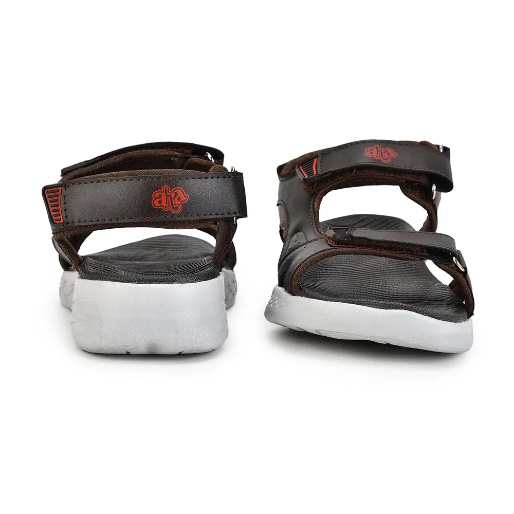 A-HA Casual Brown Sandals For Men LB183-5ME By Liberty