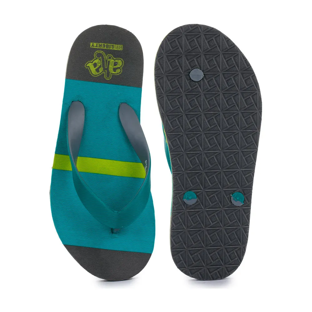 Liberty Mens Casual Green Flip Flops - A-HA D15-4