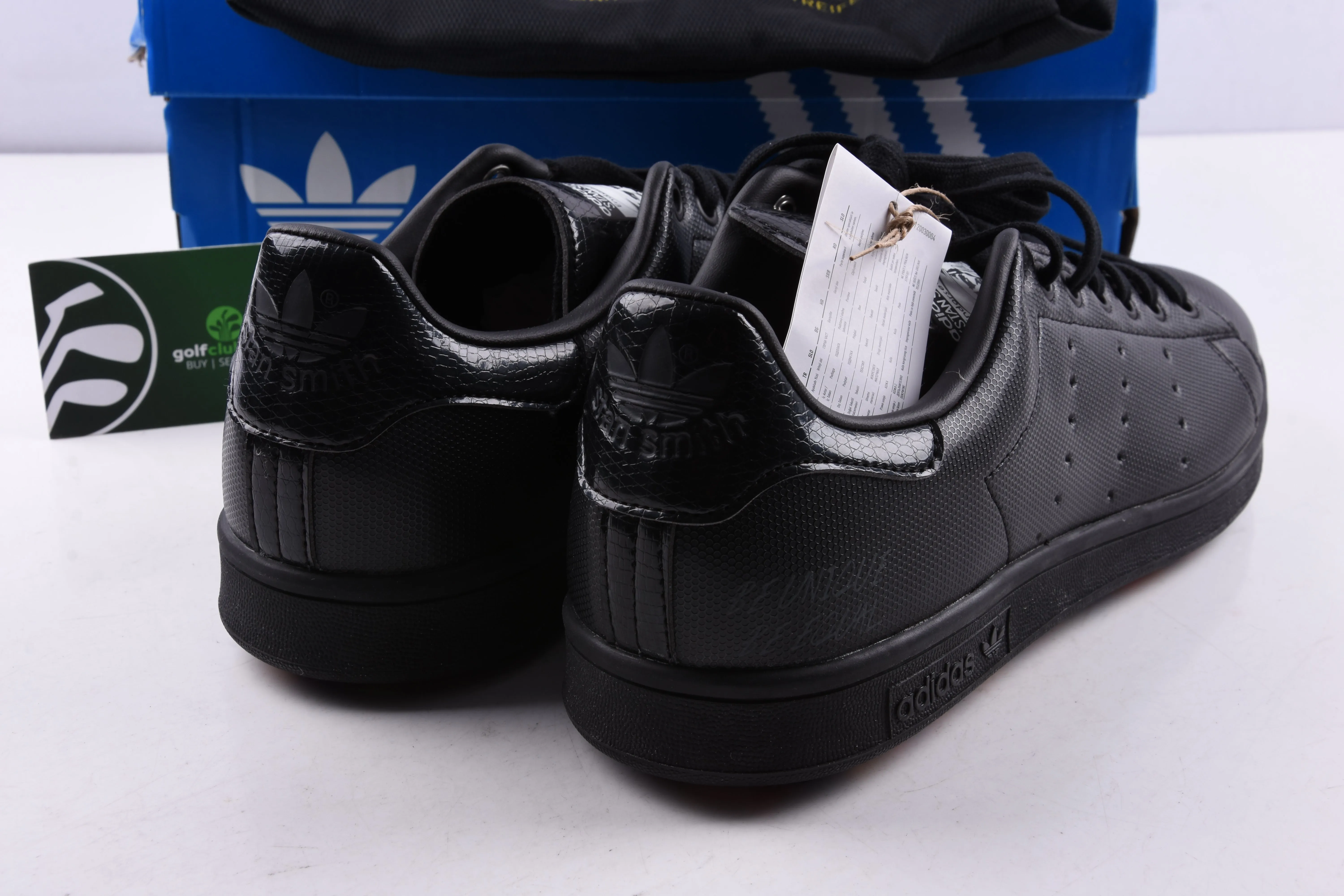 Adidas Stan Smith Primegreen ZoZo Championship / Mens Golf Shoes / Black / UK 10