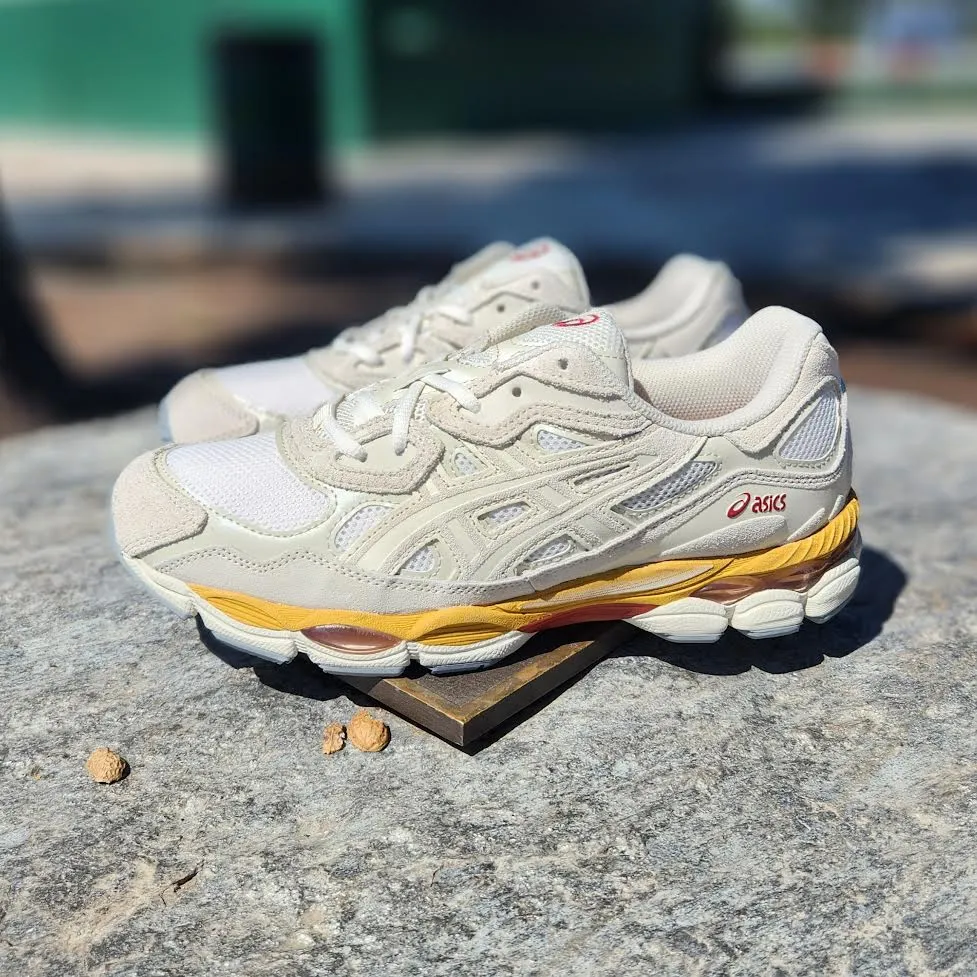 ASICS GEL-NYC Sneakers in Cream Oatmeal Color