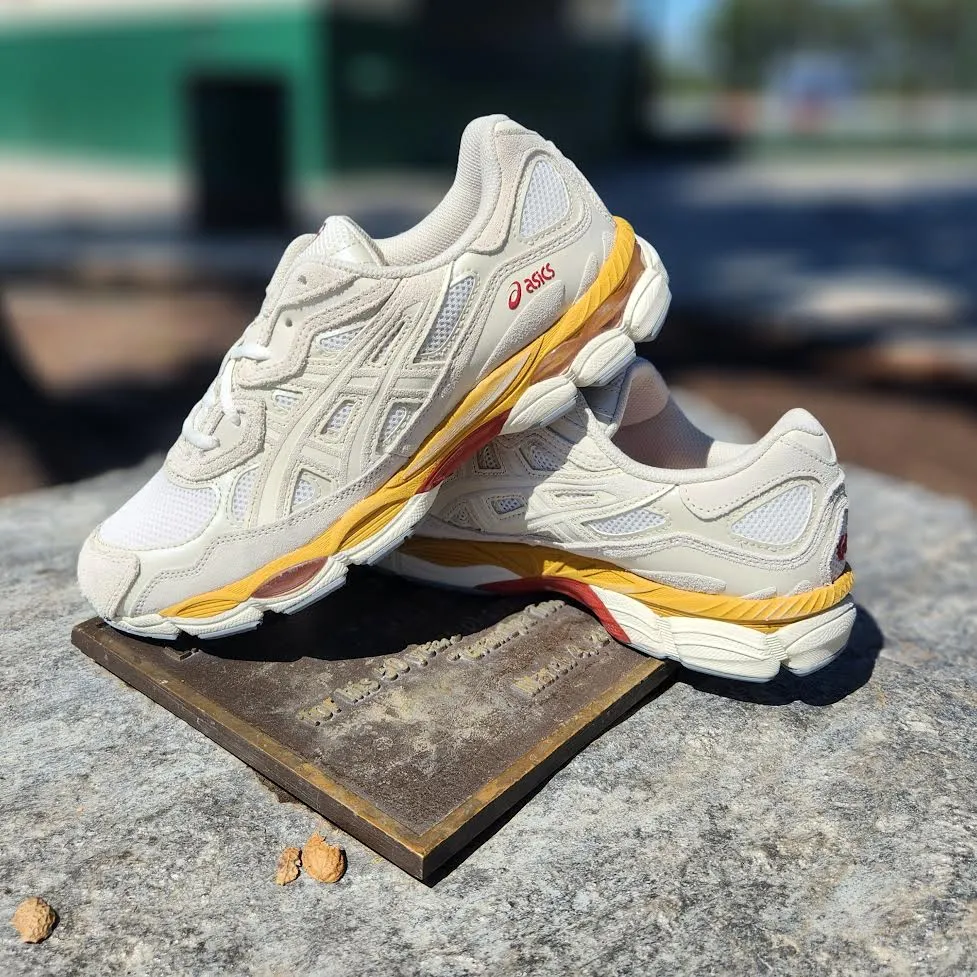 ASICS GEL-NYC Sneakers in Cream Oatmeal Color