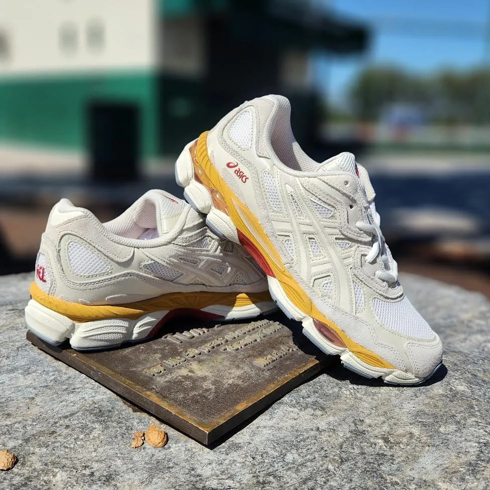 ASICS GEL-NYC Sneakers in Cream Oatmeal Color