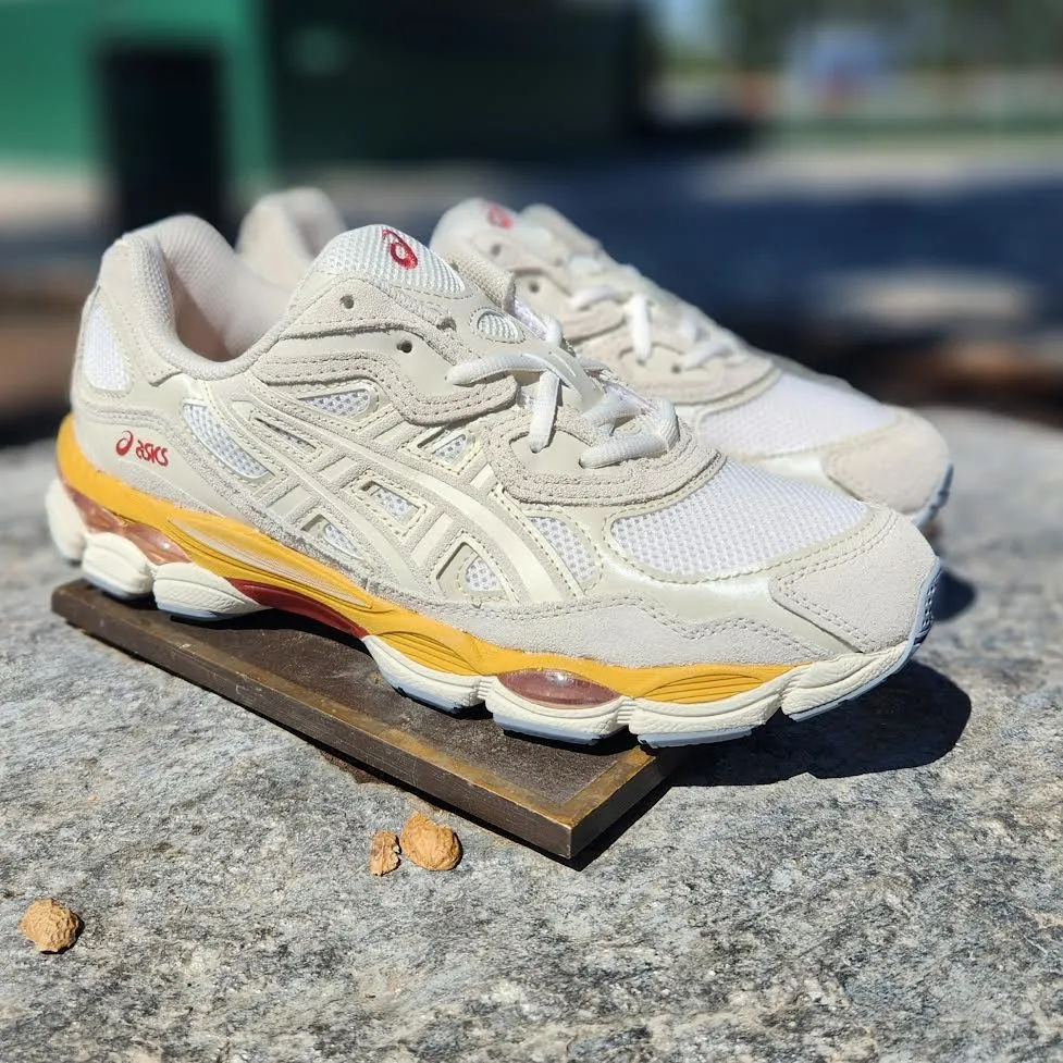 ASICS GEL-NYC Sneakers in Cream Oatmeal Color