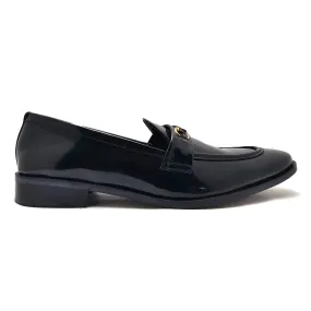 Black Patent Formal Slip On