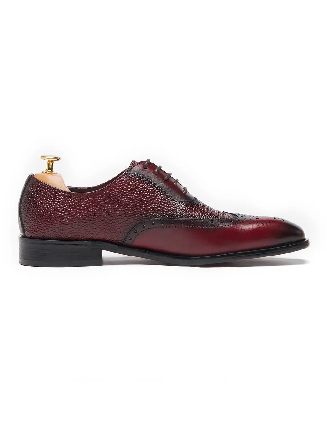 Carlos Pebble Burgundy