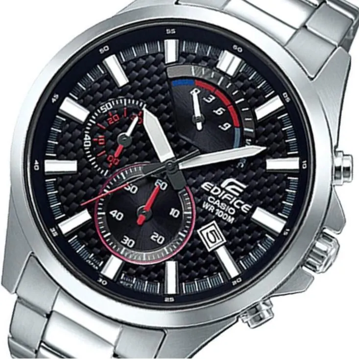 Casio Edifice Retrograde Multi-functional Men's Chrono Watch - EFV530D-1A