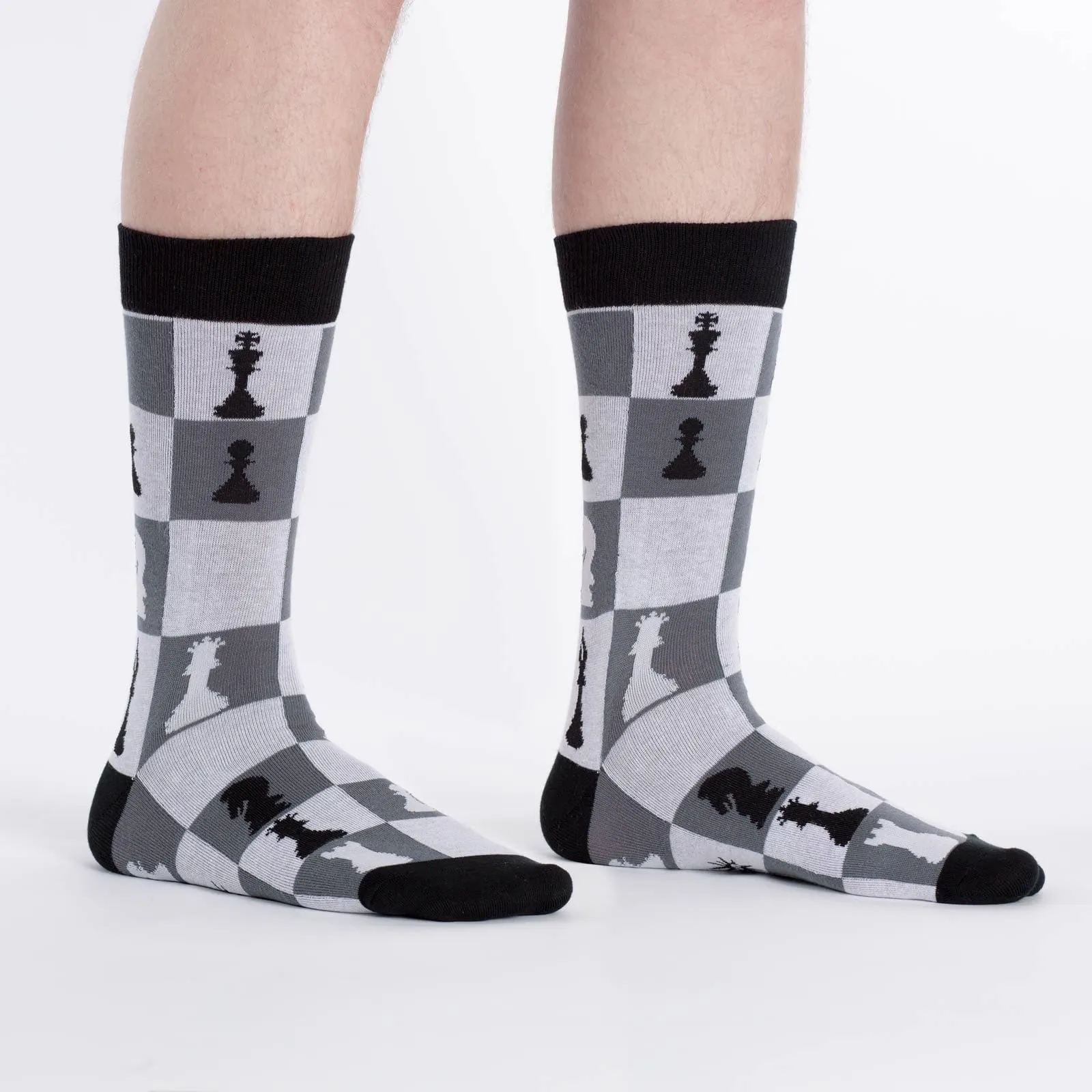 Checkmate Chess Socks Men’s Crew Sock