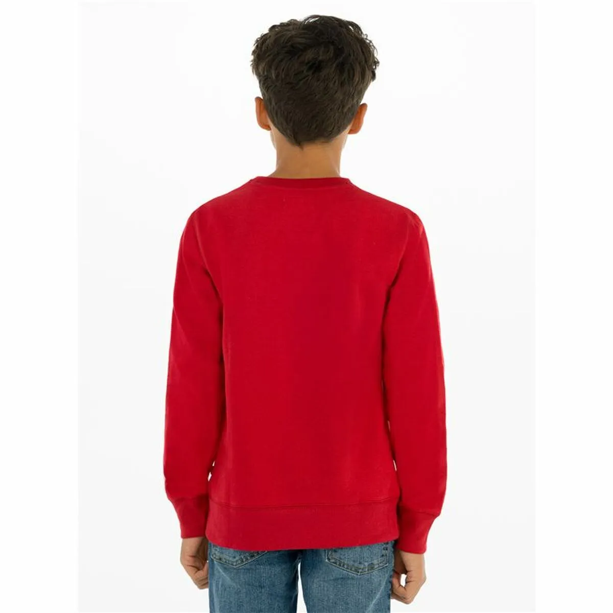 Children’s Sweatshirt without Hood Levi's Batwing Crewneck  Red
