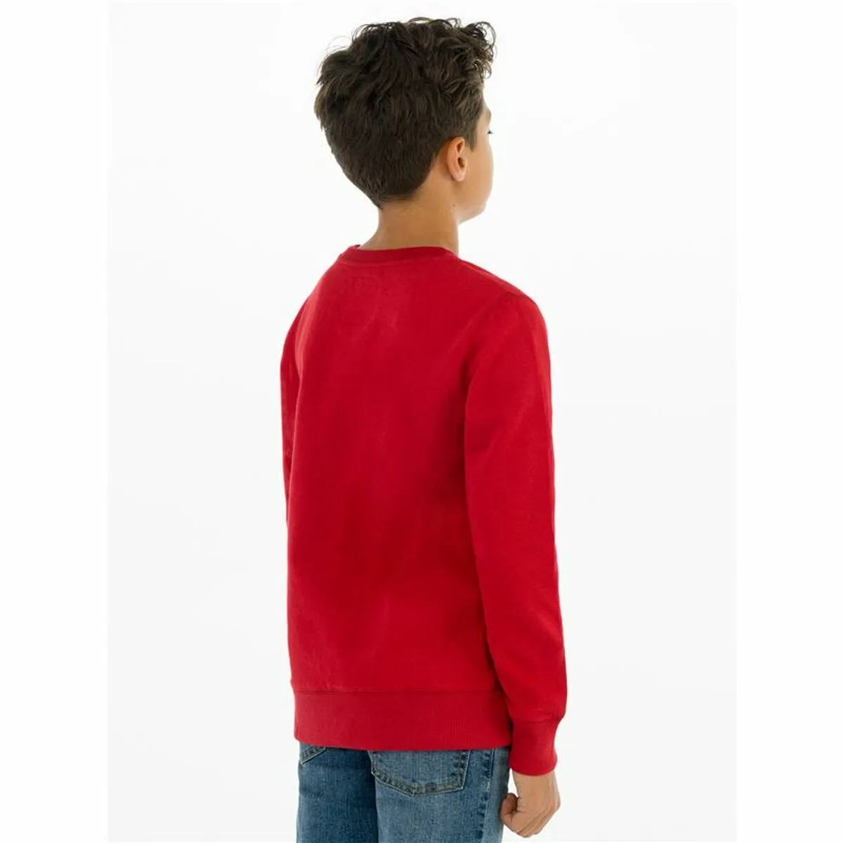Children’s Sweatshirt without Hood Levi's Batwing Crewneck  Red