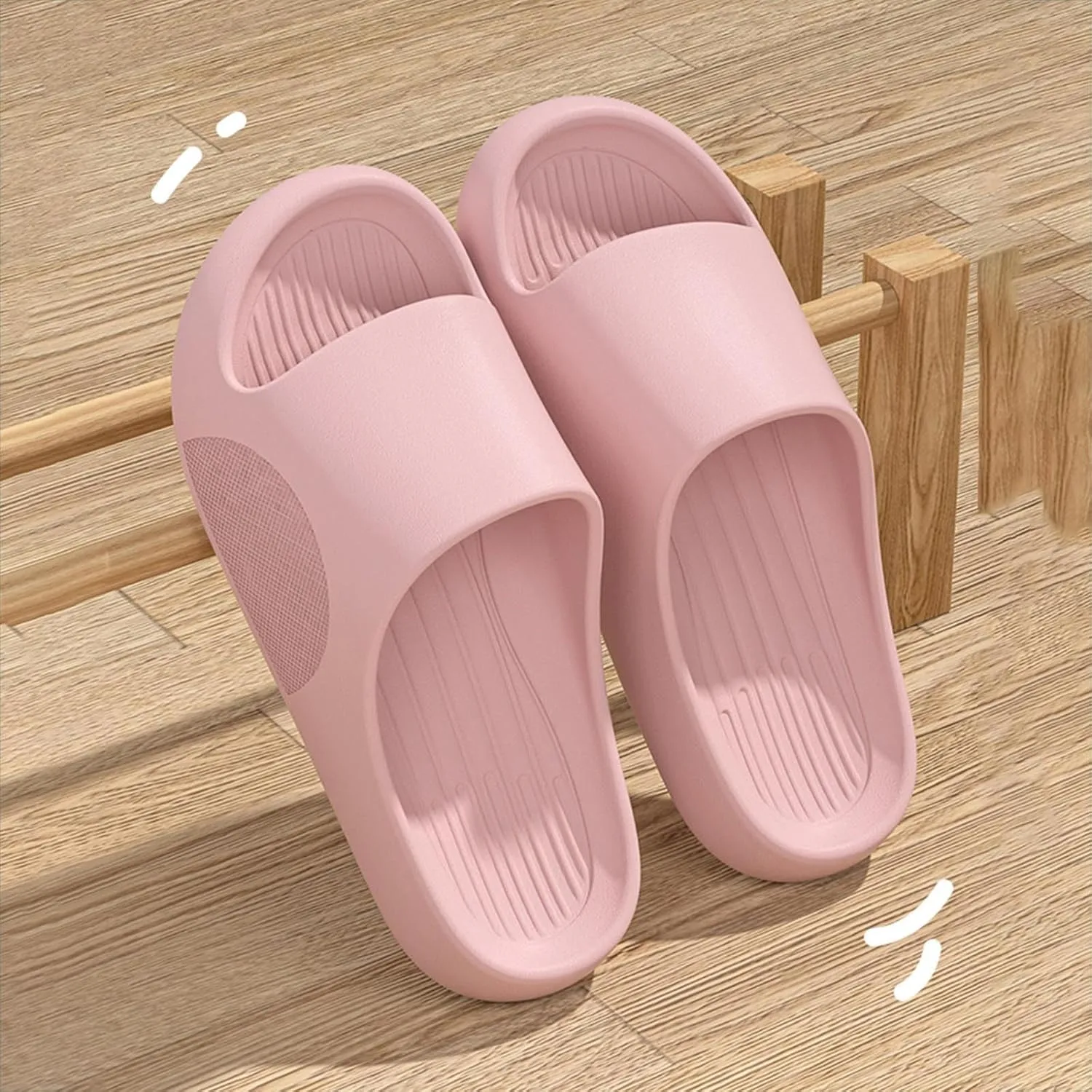 Cloud Slides Mens Bath Slippers Women and Men Shower Shoes Pillow Slippers Water Shoe Dry Quickly Open Toe