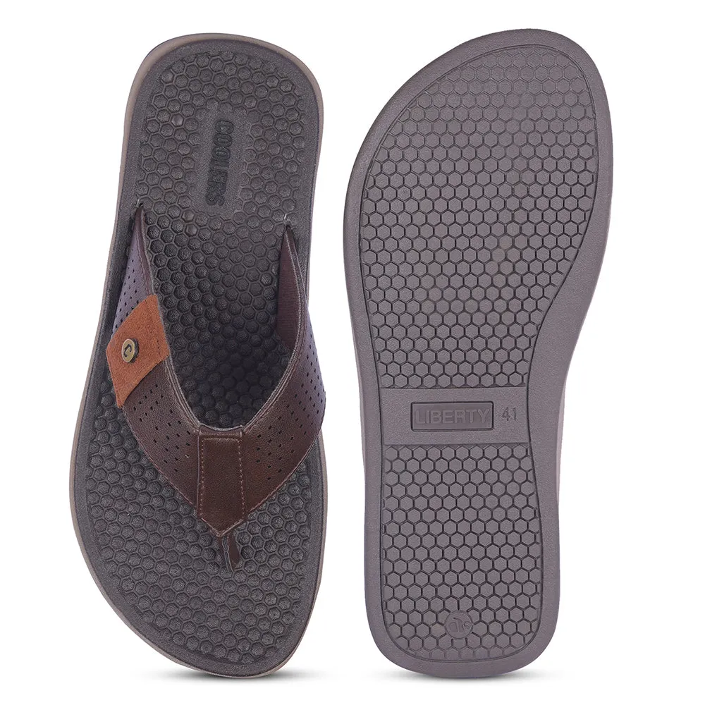 Coolers By Liberty Mens CSS-2 Brown Casual Slipper