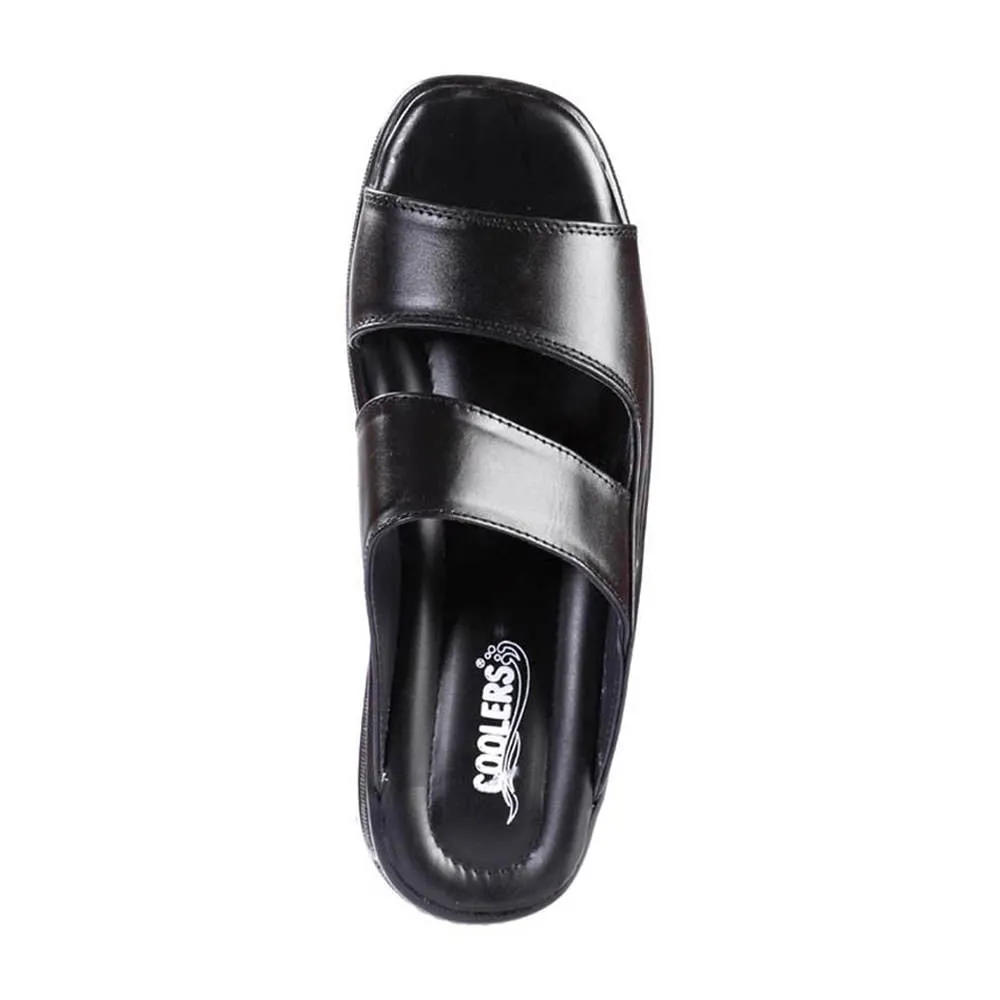 Coolers Casual (Black) Slippers For Men 2050-02 By Liberty