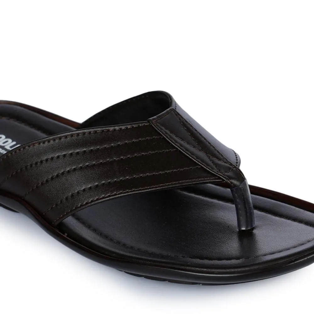 Coolers Casual (Brown) Slippers For Men COOL99-120 By Liberty