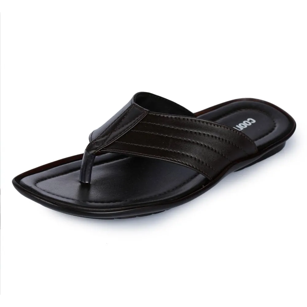 Coolers Casual (Brown) Slippers For Men COOL99-120 By Liberty