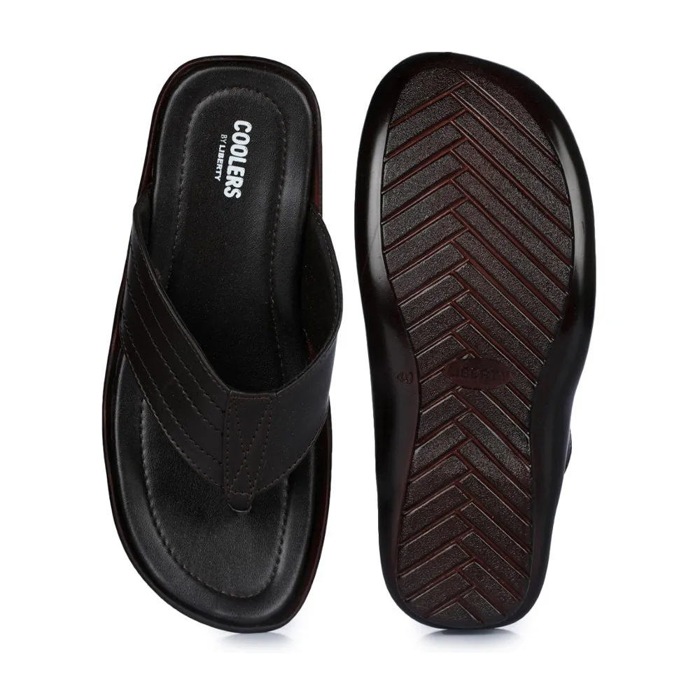 Coolers Casual (Brown) Slippers For Men COOL99-120 By Liberty