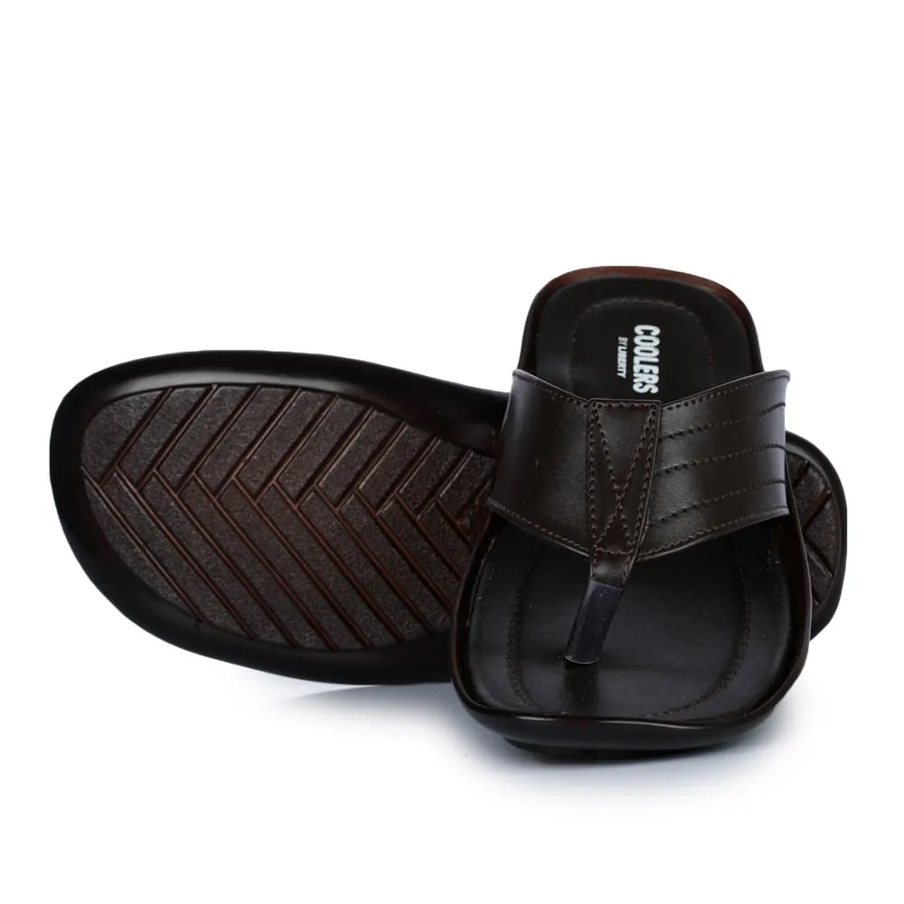 Coolers Casual (Brown) Slippers For Men COOL99-120 By Liberty