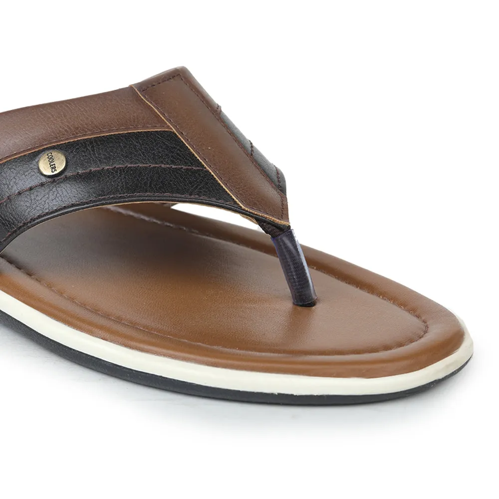 Coolers Casual Slippers For Men (Brown) LPM-157 By Liberty