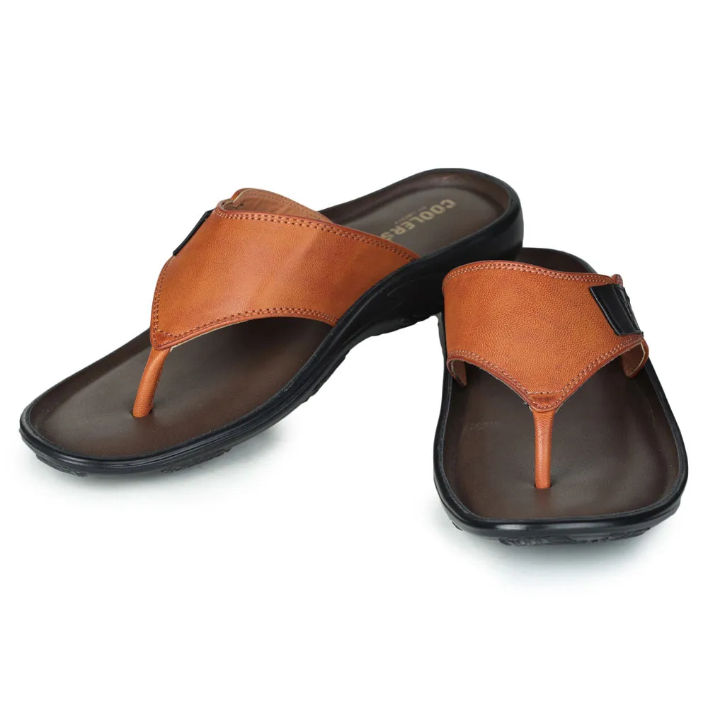 Coolers Casual (Tan) Slipper For Men LFL-03 By Liberty