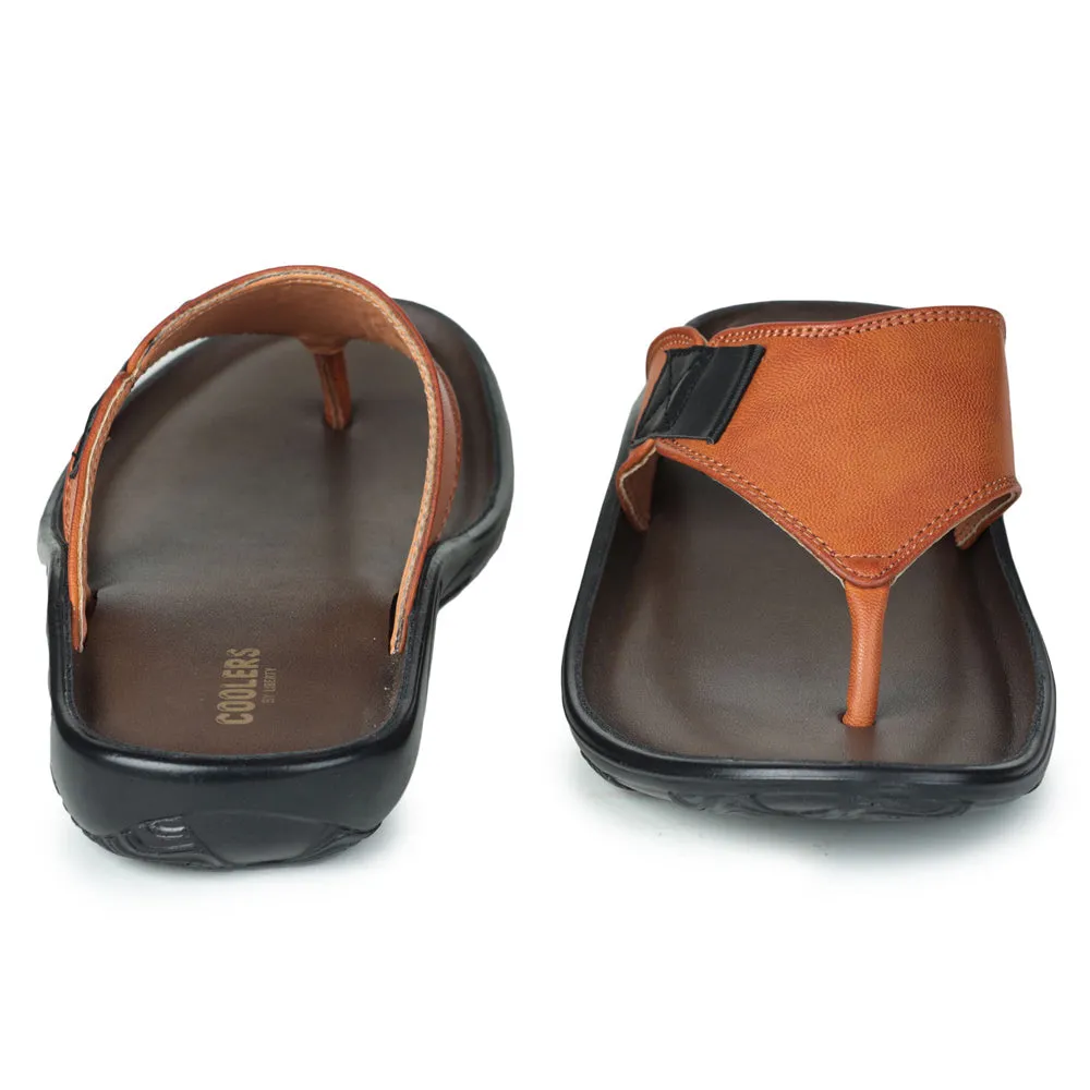 Coolers Casual (Tan) Slipper For Men LFL-03 By Liberty