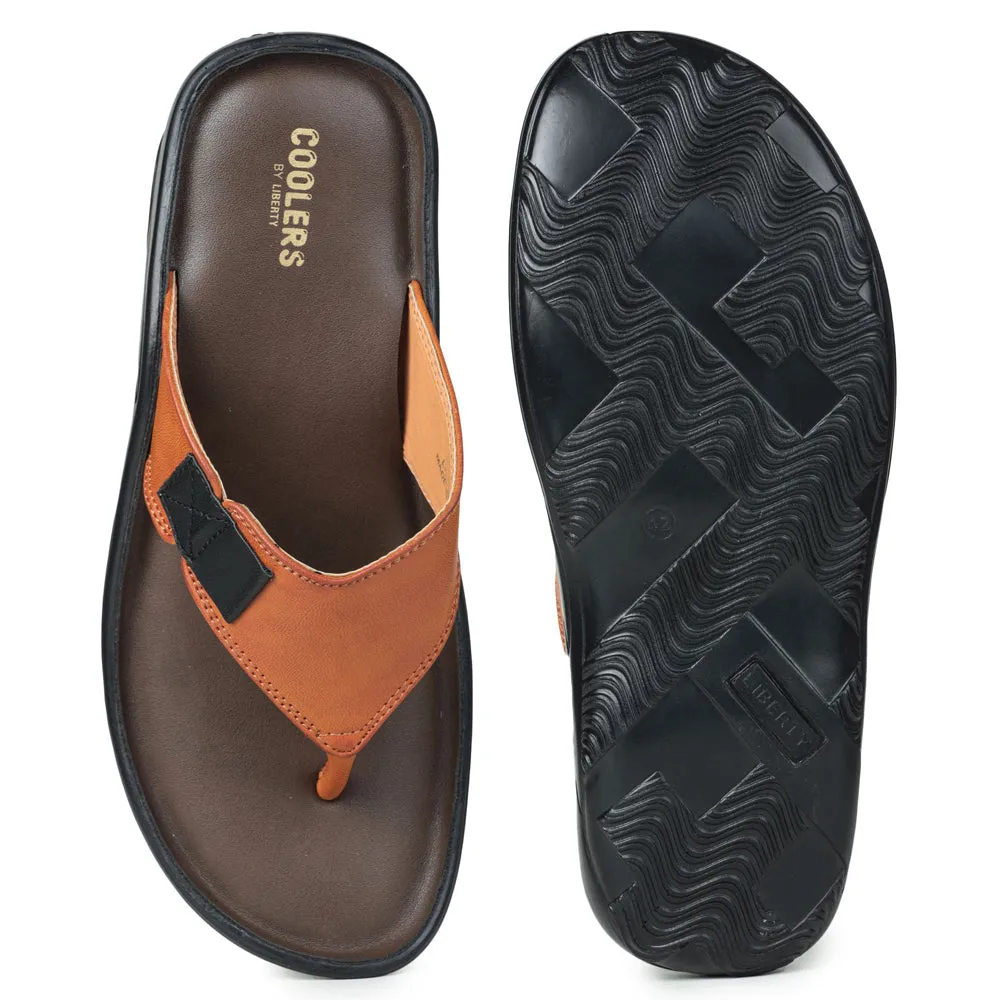 Coolers Casual (Tan) Slipper For Men LFL-03 By Liberty