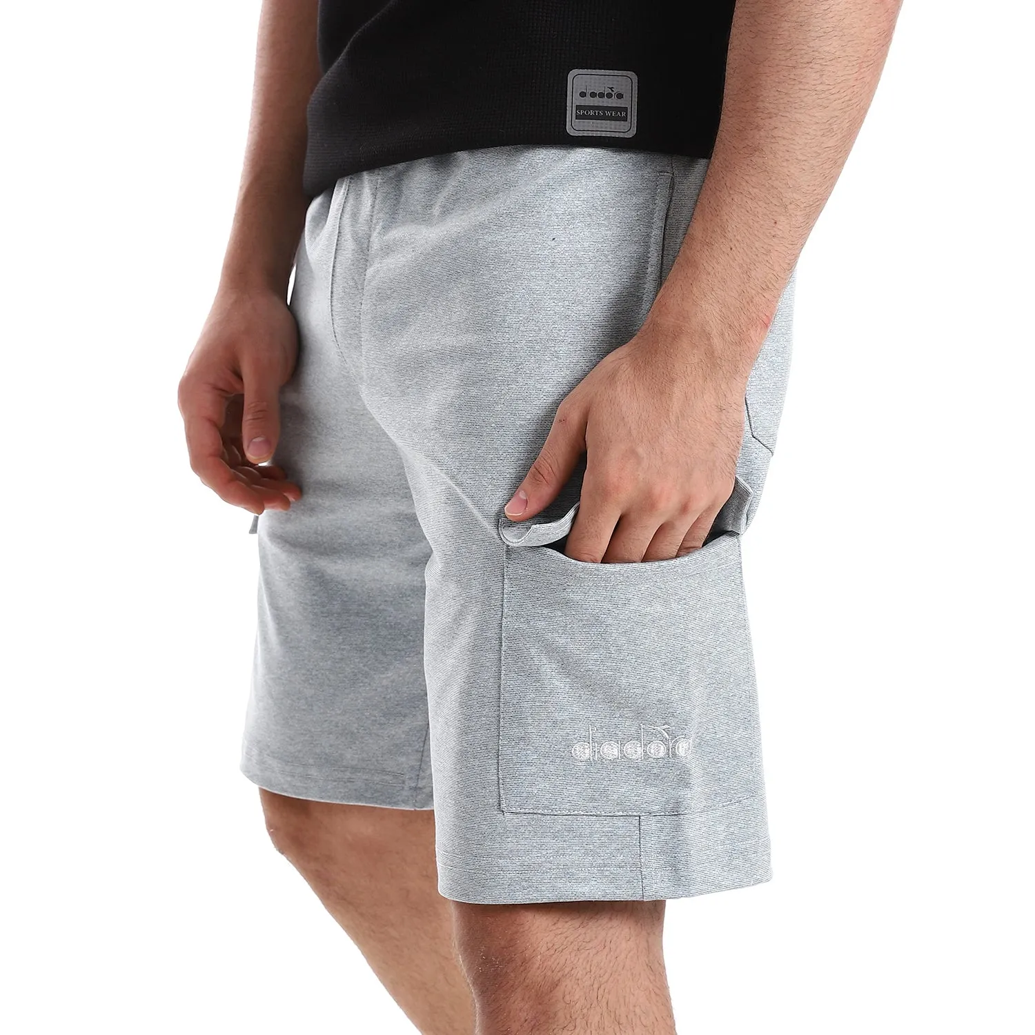 Diadora Men Cotton Short With Side Pockets