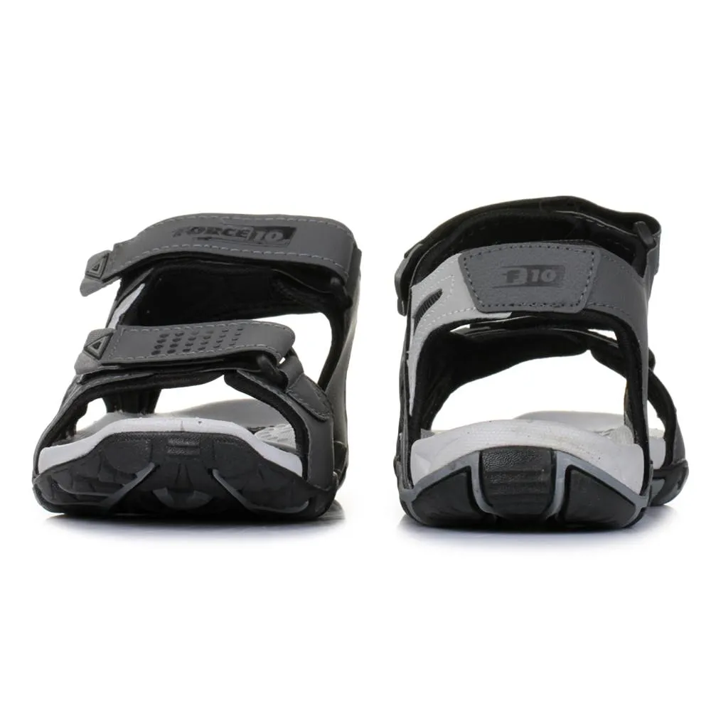 Mens Sporty Grey Sandals LXI-20 by Liberty - Force 10 Collection