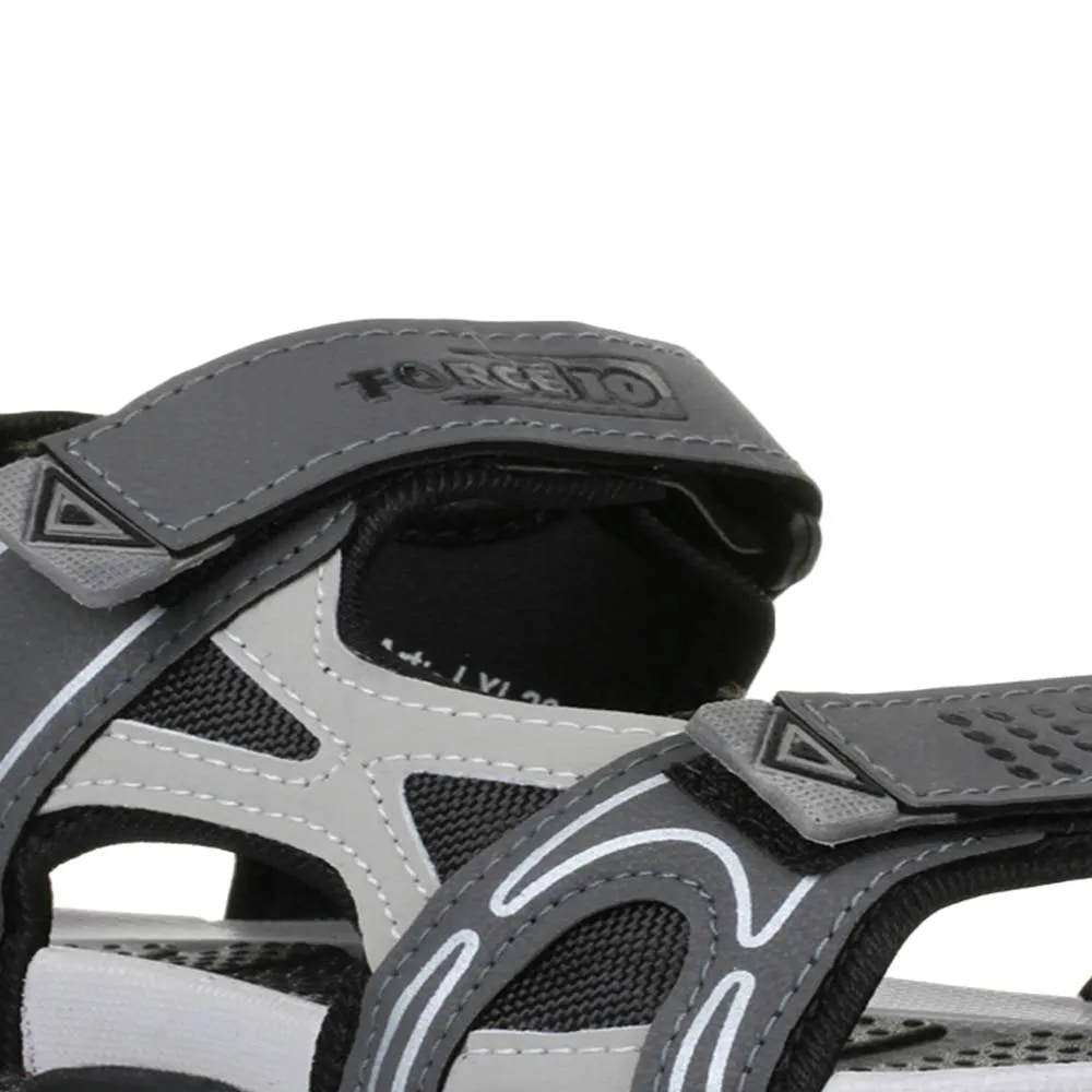 Mens Sporty Grey Sandals LXI-20 by Liberty - Force 10 Collection