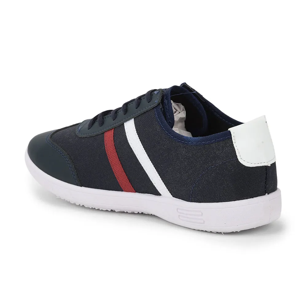 Force 10 Lacing Navy Blue Casual Shoes For Men DYLAN-1E by Liberty