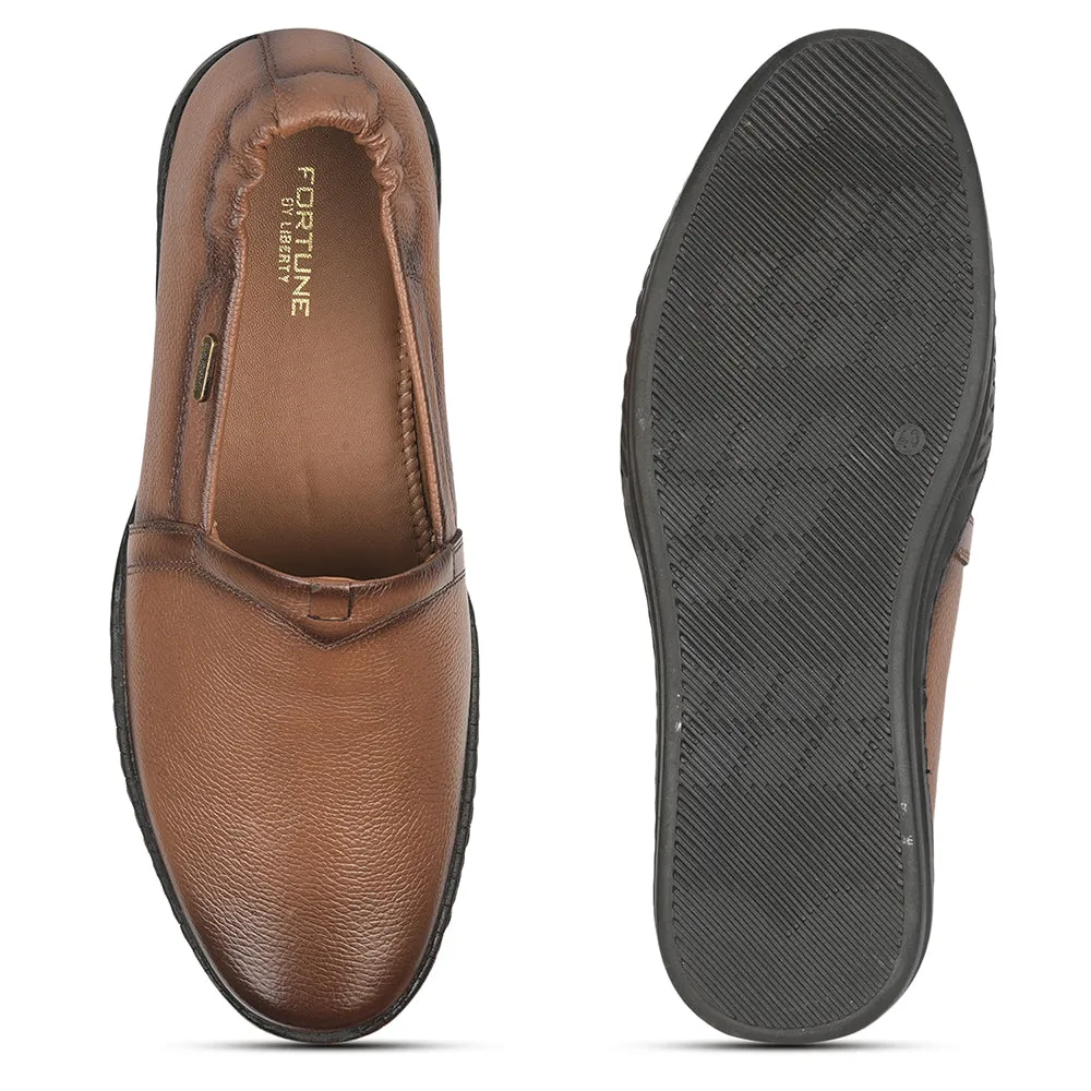 Fortune (Tan) Casual Loafer Shoes For Men BM-29 By Liberty