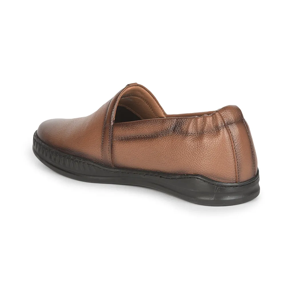 Fortune (Tan) Casual Loafer Shoes For Men BM-29 By Liberty