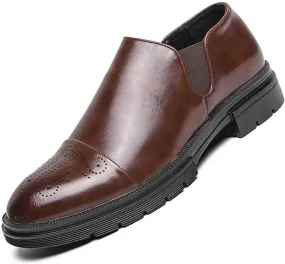 Genuine Leather Casual Work Formal Shoes Breathable Casual Luxury Oxford Genuine Leather Shoes for Dating Prom Business Work