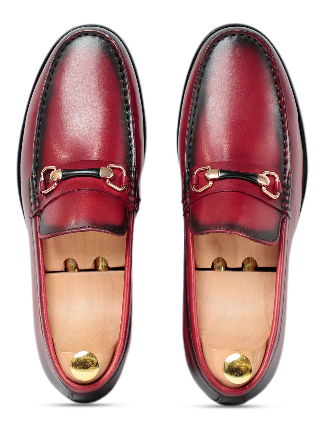 Glen Horsebit Slip On Burgundy