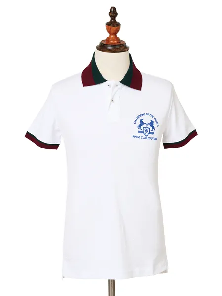 Kings Club Couture Polo Champions White Two Tone Men KCPCW002