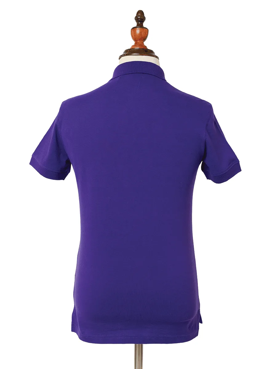 Kings Club Couture Polo Horse Shield Purple Men KCPHS008