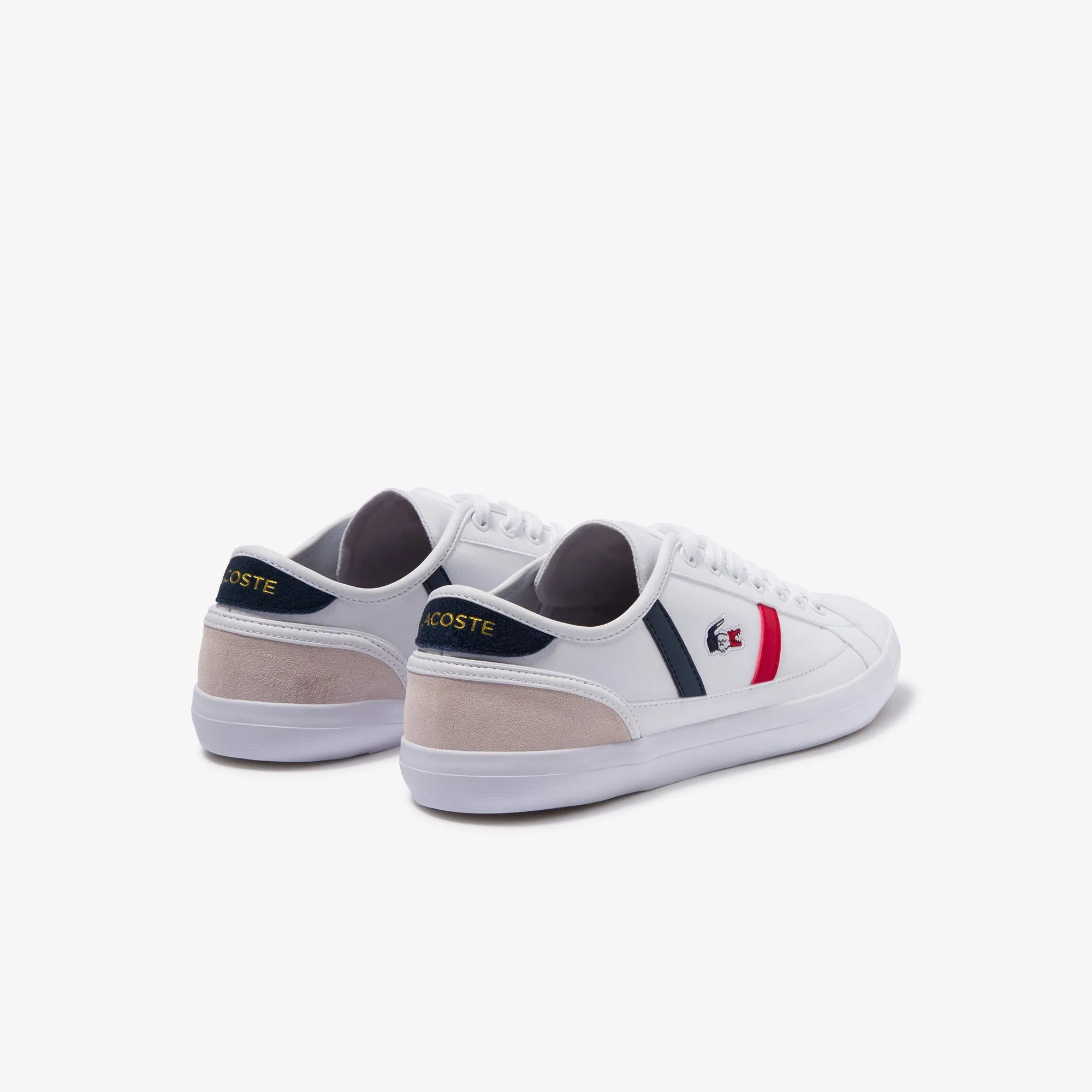 Lacoste Sideline Tri1 Cma Sneakers - White/Navy/Red