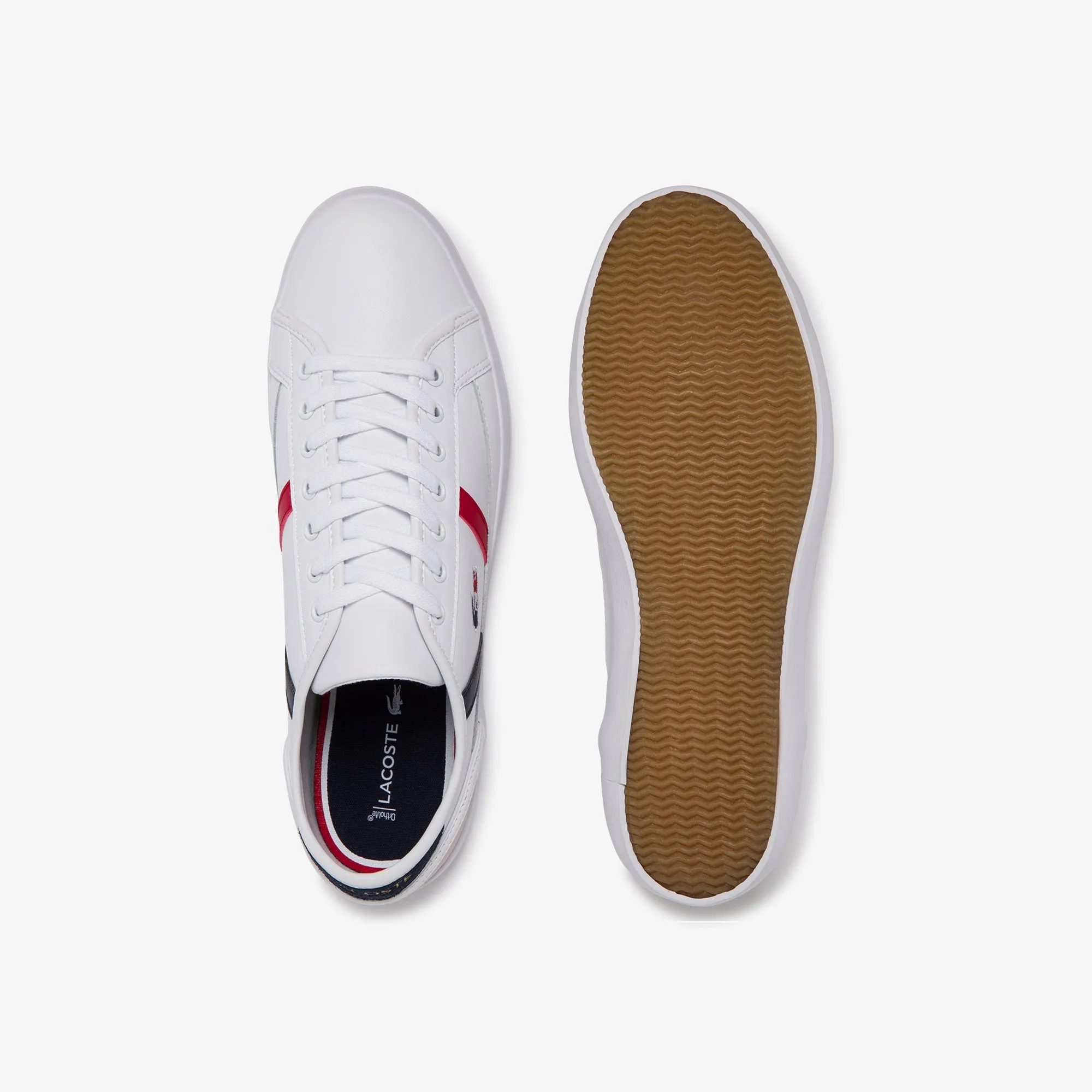 Lacoste Sideline Tri1 Cma Sneakers - White/Navy/Red