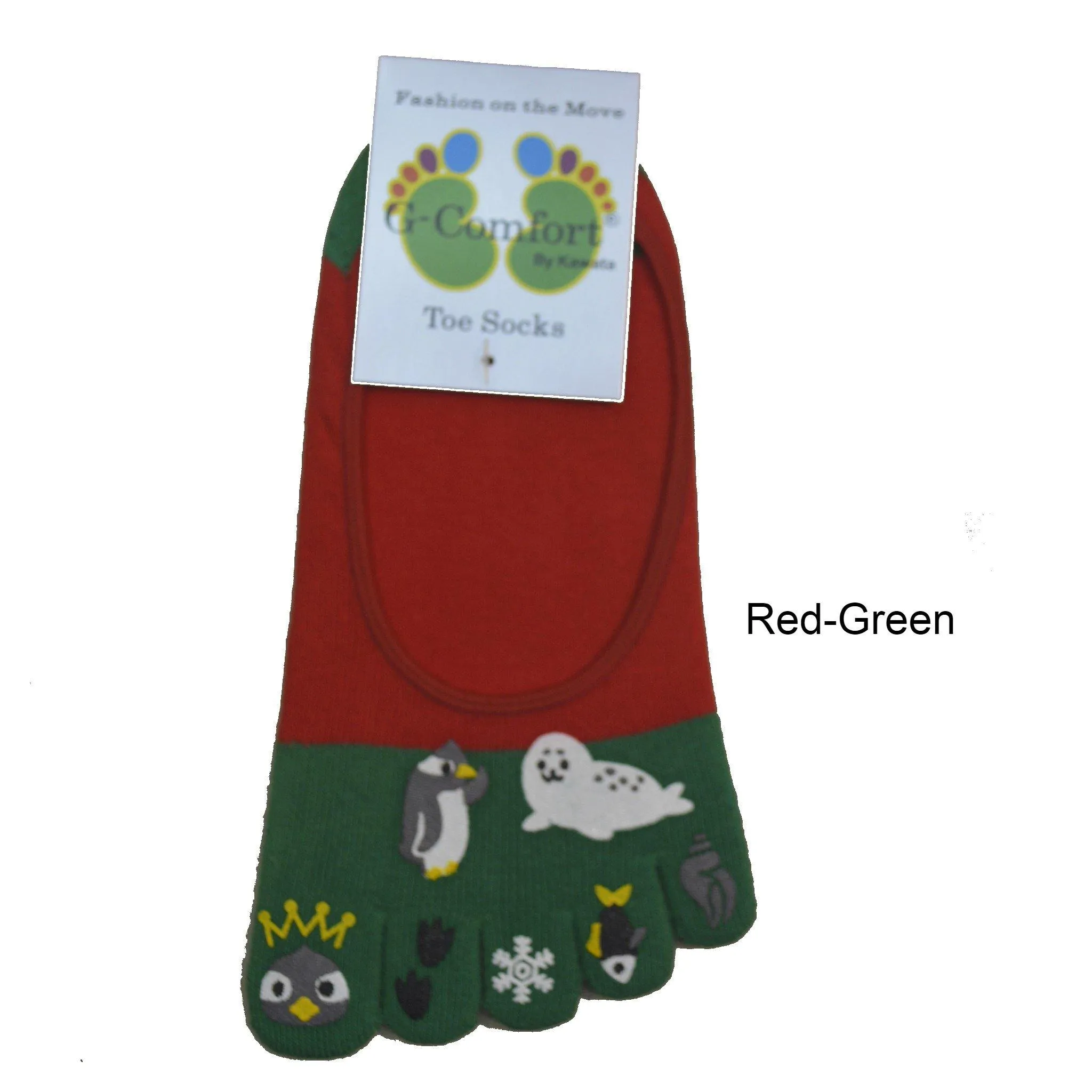 Ladies Loafer Toe Socks / Invisible Toe Socks / No-Show Toe Socks