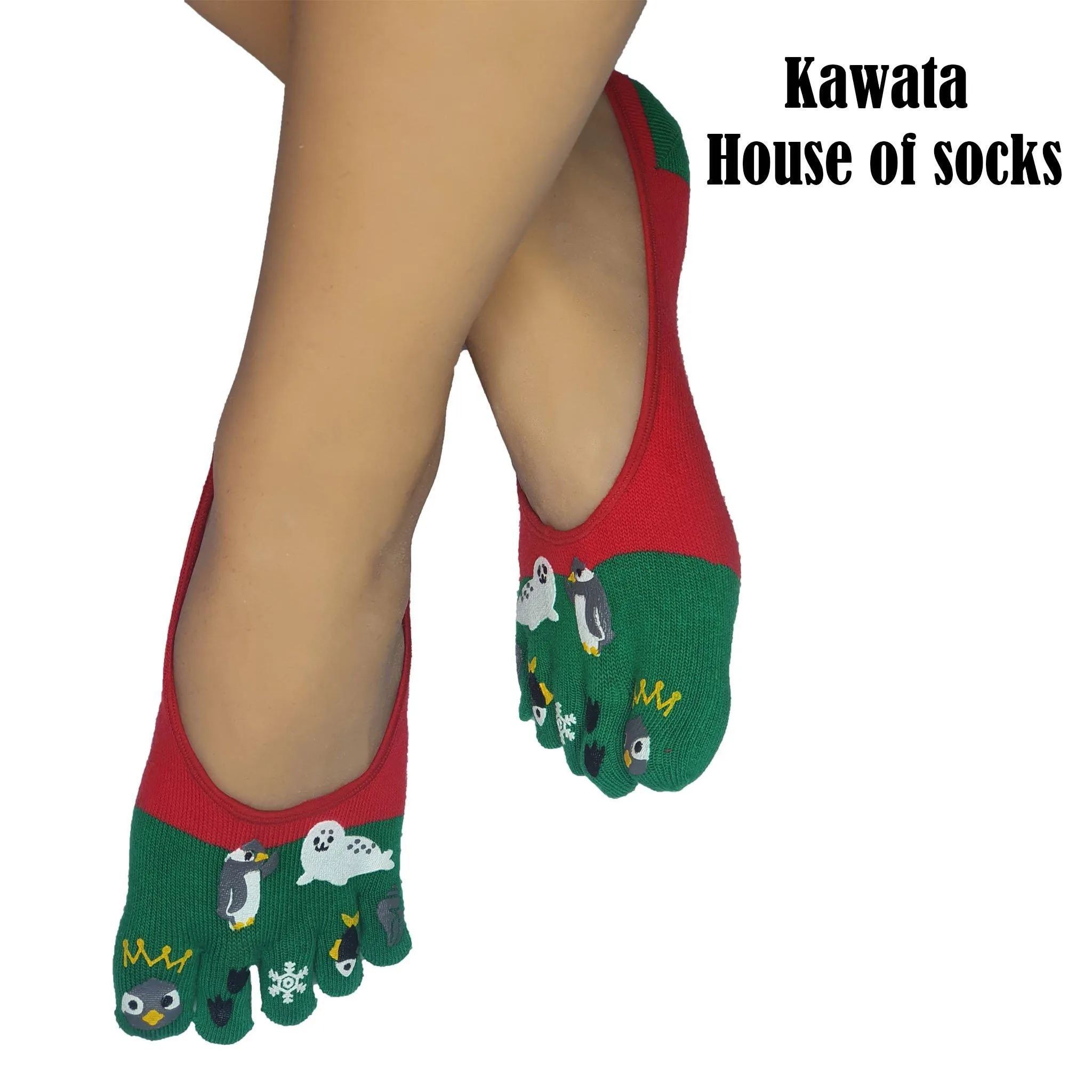 Ladies Loafer Toe Socks / Invisible Toe Socks / No-Show Toe Socks