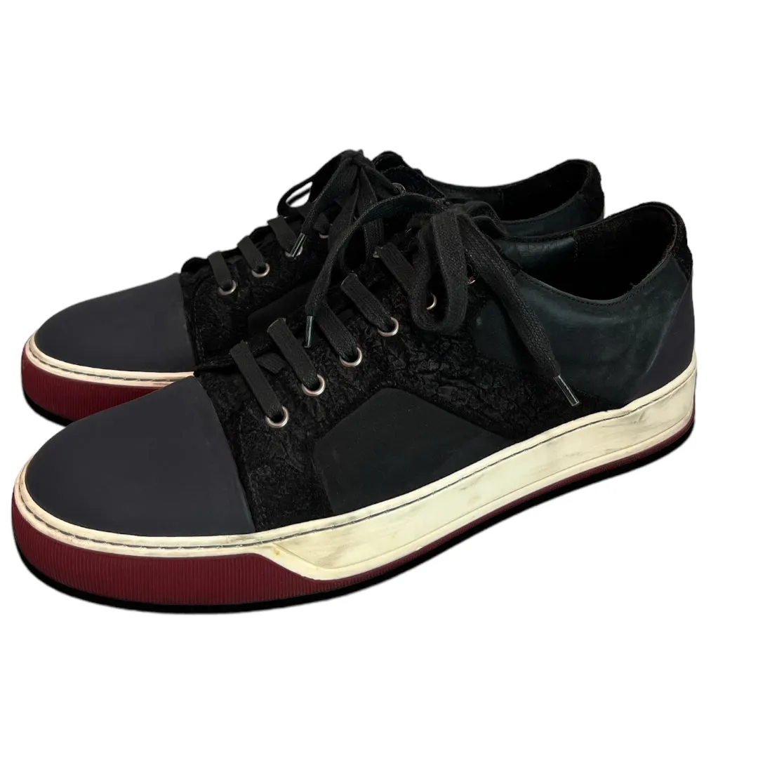 LANVIN MEN BLACK SNEAKERS (PREOWNED)
