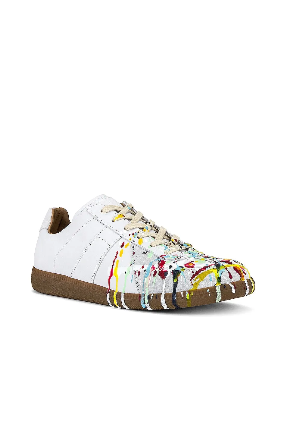Maison Margiela Paintsplatter Replica sneakers, white