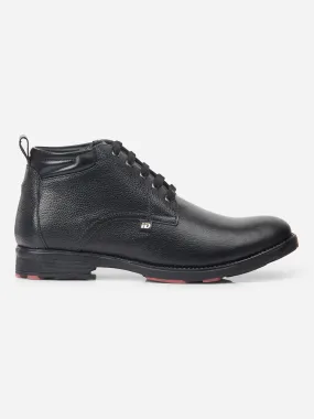 Mens Durable Black Leather Boots (ID1073)