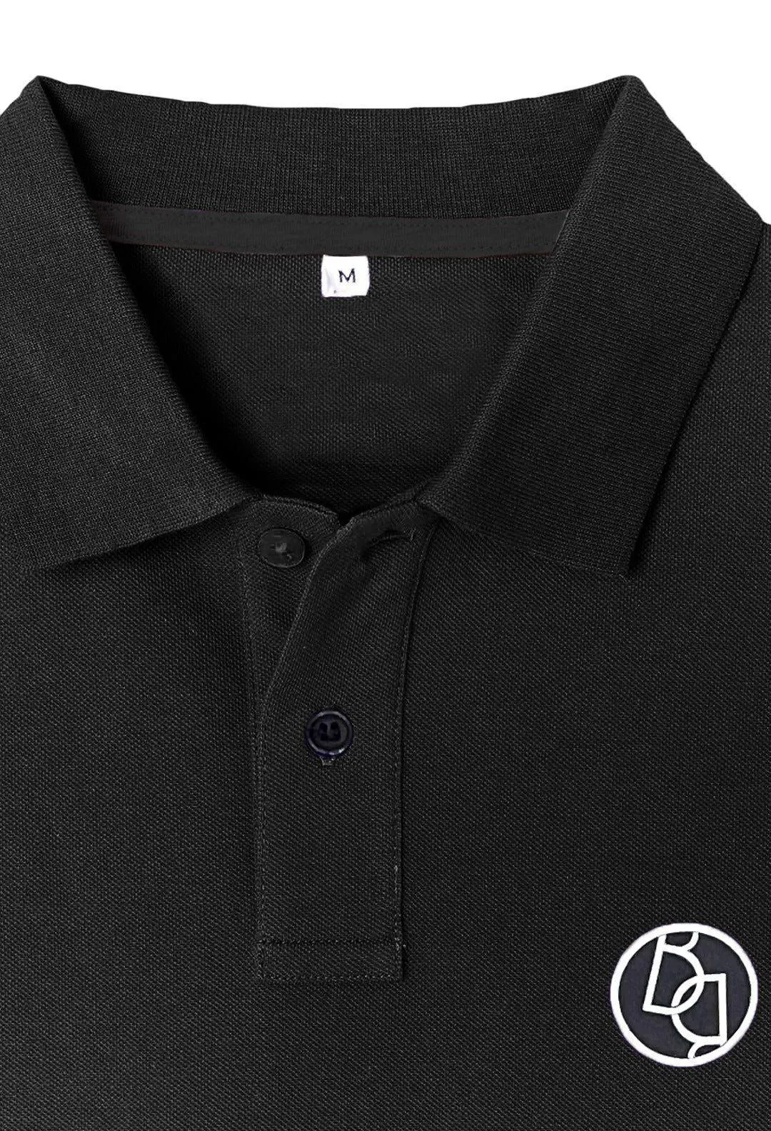 Men Black Polo