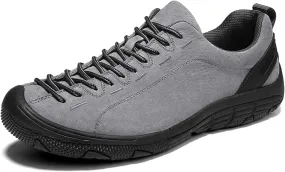 Men's Fashion Genuine Leather Suede Walking Shoes,Genuine Leather Low Top Flat Men's Casual Shoes,Driving Shoes,Men's Casual Sneakers,Toe Crash Protection