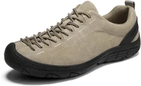 Men's Fashion Genuine Leather Suede Walking Shoes,Genuine Leather Low Top Flat Men's Casual Shoes,Driving Shoes,Men's Casual Sneakers,Toe Crash Protection