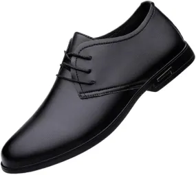Men's Genuine Leather Patent Oxford Dress Shoes - Classic Formal Tuxedo Derby Shoes