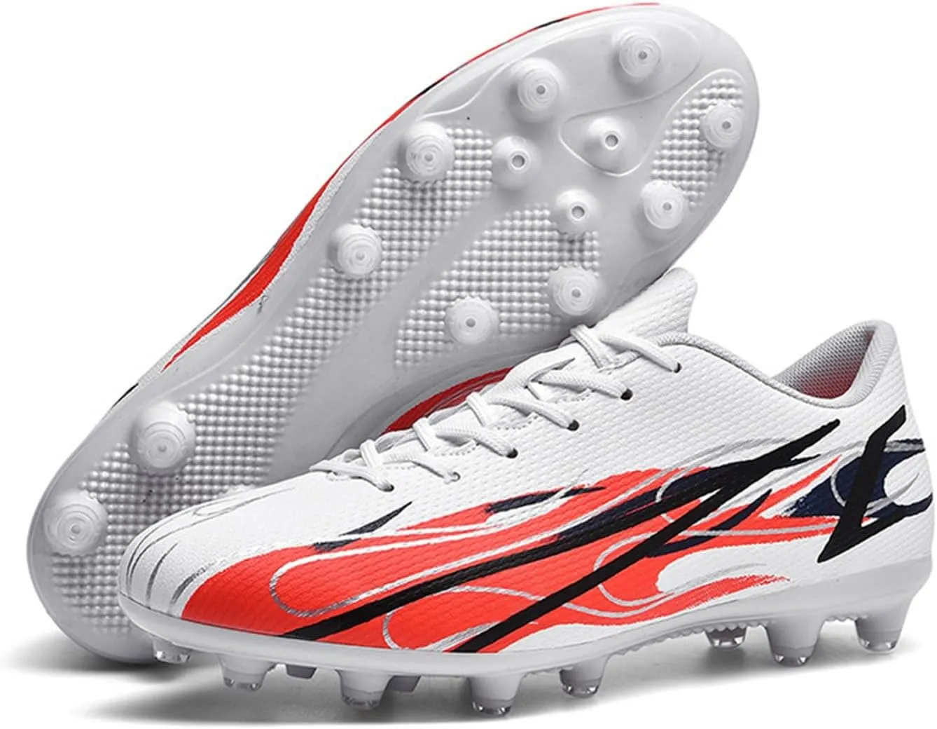 Mens Soccer Cleats Football Boots rofessional Training urf Outdoor Sports Athletic Sneaker for Big Boy's/Kids