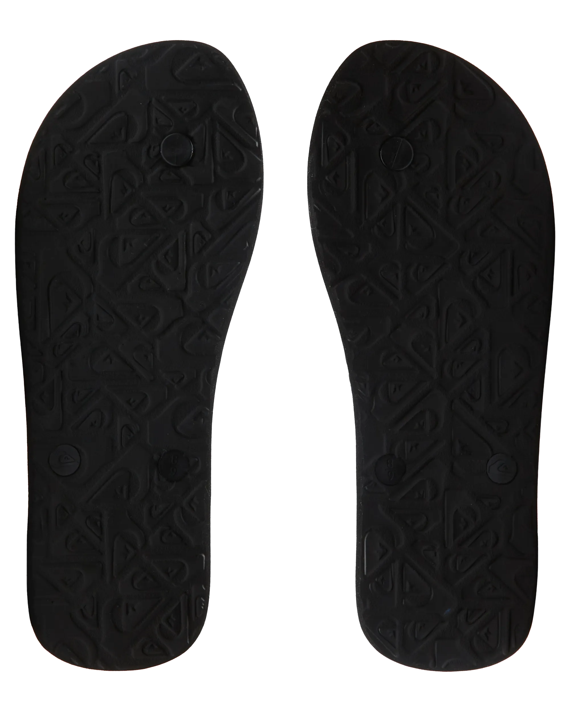Molokai Art II Flip Flops in Black, Orange & Green