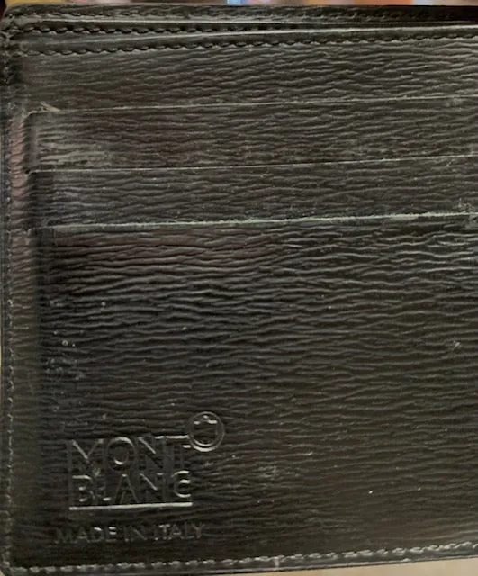 MONT BLANC WALLET FOR MEN (PREOWNED)