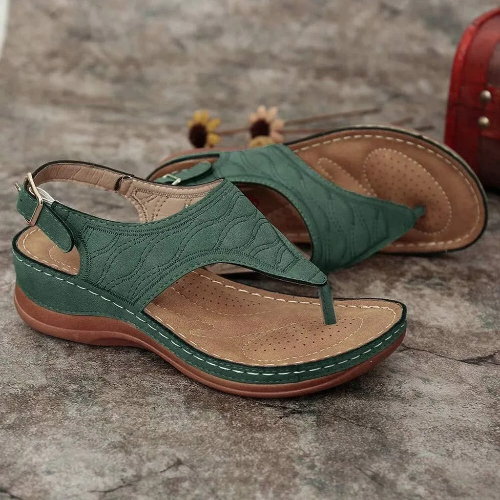 Orthopedic Sandals Women Wide Width Orthotic Flip Flops for Women Beach Women Walking Sandals Comfortable Orthotic Plantar Fasciitis Slippers Women High Arch Heel Support Indoor Womens Travel Sandals