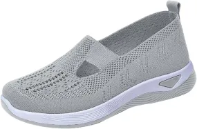 Orthopedic Shoes for Women 2025 New Women's Woven Non Slip Work Shoes Women Lether Casual Shoes Trendy Men's Fashion Sneakers Waterproof Tennis Shoe Loafers Dress Shoe
